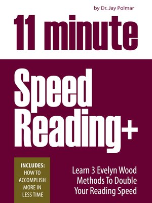 cover image of 11 Minute Speed Reading Course + How to Accomplish More in Less Time